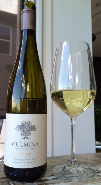 There it is:  history in a (classically presented) bottle.  BC Gruner!!