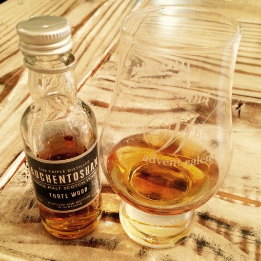 Day 3:  triple distilled, triple wood.  Fore!